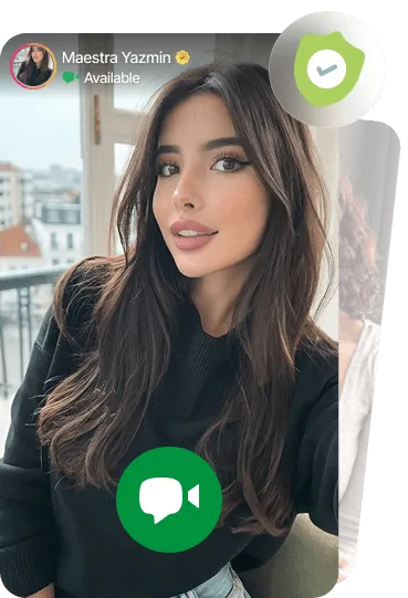 CallMeChat profile and online conversation example
